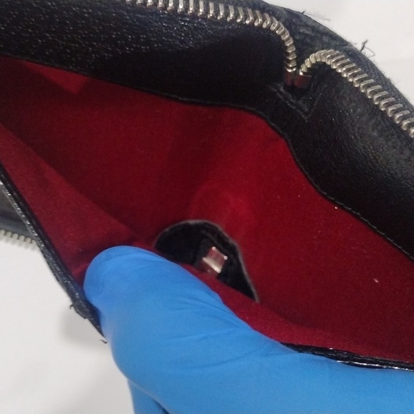 BVLGARI Logo Mania Canvas Bifold Coin Zipper Wallet - Good Condition - Authentic - Picture 14 of 15